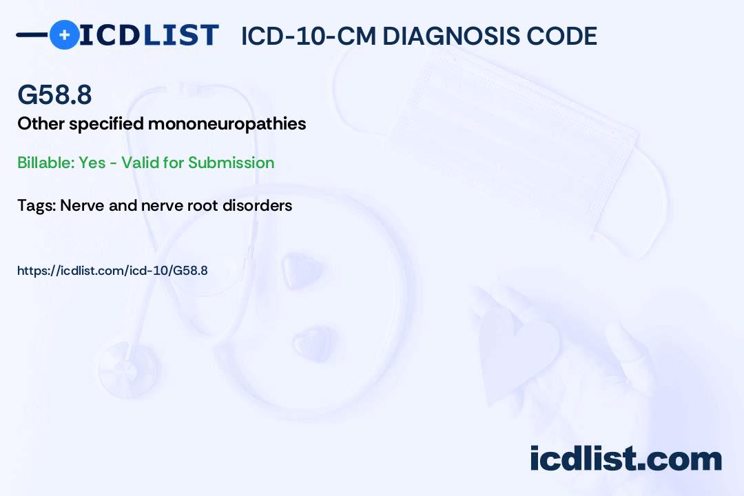 icd 10 g23 8