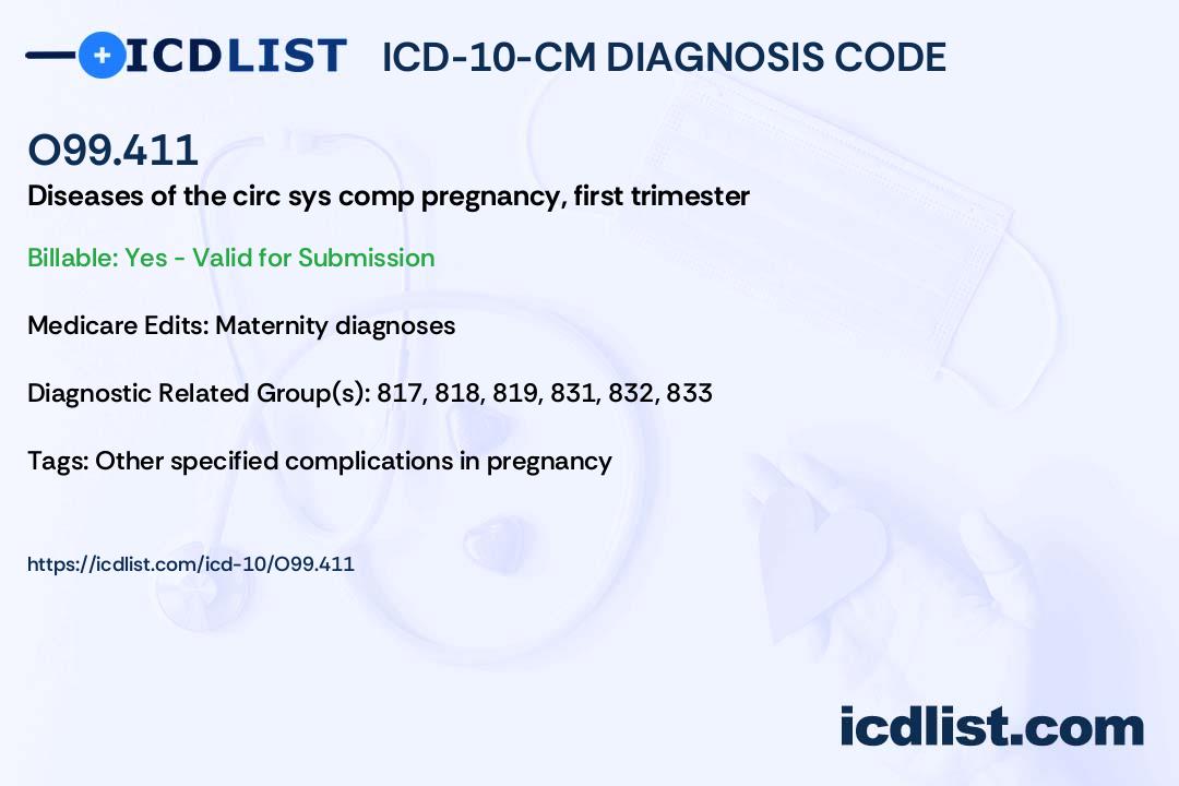 icd-10-cm-diagnosis-code-o99-411-diseases-of-the-circulatory-system