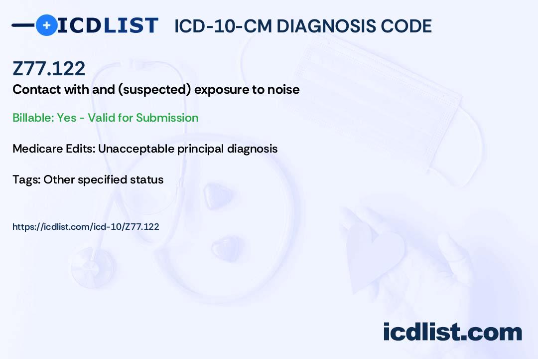ICD 10 CM Diagnosis Code Z77 122 Contact With And suspected icd-10-cm-diagnosis-code-z77-122-contact-with-and-suspected