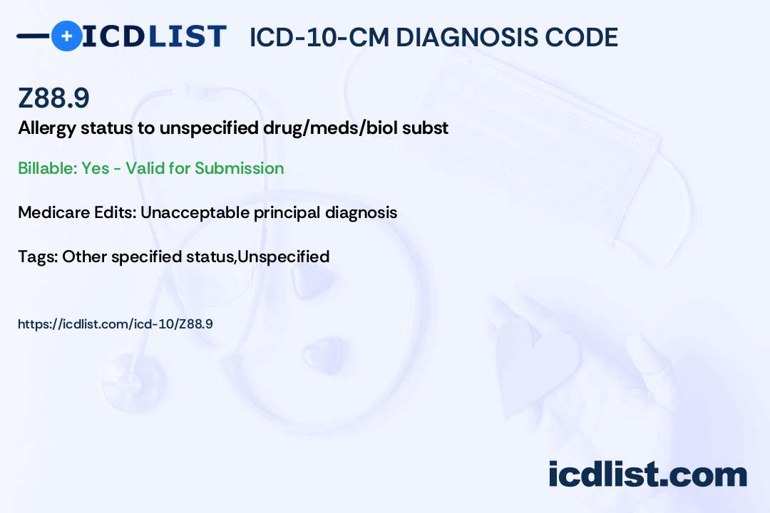 Adhesive Tape Allergy Status Icd 10 at Su Hill blog